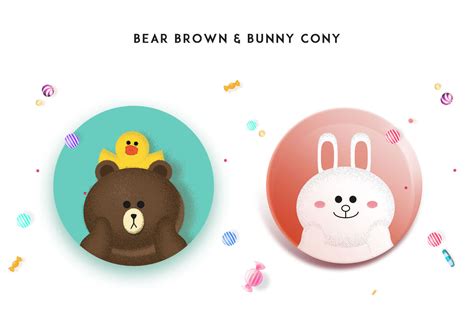 布朗熊和可妮兔|平面|图案|bunbunbun - 原创作品 - 站酷 (ZCOOL)