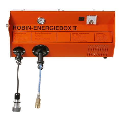 Energiebox II ROBIN mit Ladegerät 12/24 V, eingebauter Kompressor ...