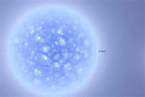 宇宙中最大的星球排名，蓝特超巨星R136a1已知最大的恒星 - 天文