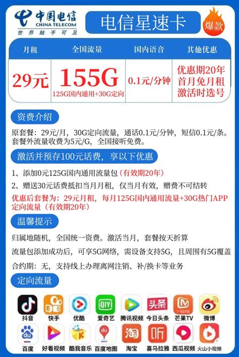 电信29元155G流量卡是真的吗？有图有真相 - 优卡荟