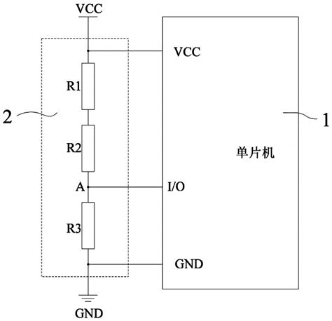 无AD接口及内部基准电压的单片机电源低电压检测电路的制作方法