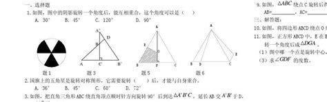 24.旋转与圆的对称性练习02_word文档在线阅读与下载_免费文档