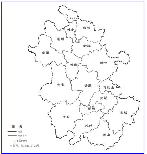 安徽省行政区划的介绍