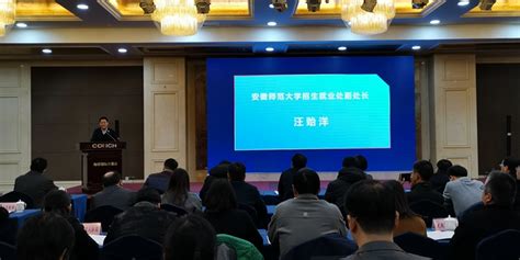 学校在芜湖市首批高校人才工作站启动仪式上做交流发言-招生就业处