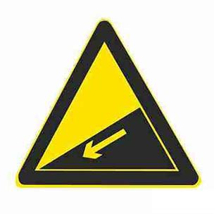 下坡路标志图片_交通警告标志下坡路标志含义 - 有车就行