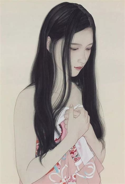 日本女画家唯美工笔人体绘画作品欣赏 - 微信24小时