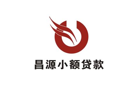 北京昌源小额贷款企业LOGO设计是由红色的CQ字母创意而成_空灵LOGO设计公司