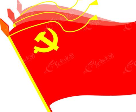 红色政府党旗背景素材免费下载 - 觅知网