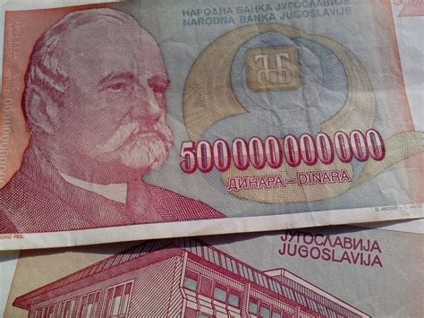Gratis billede: største, bill, 500000000000, penge, inflation, Jugoslavien