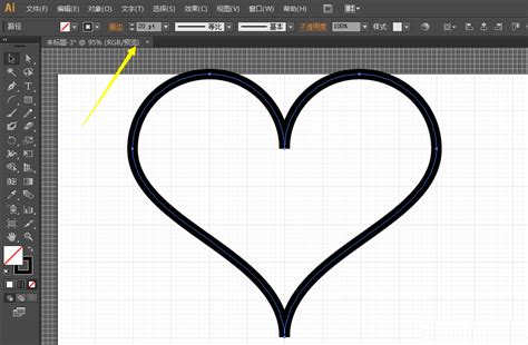 (两种方法)用AI绘制对称的爱心图形 - Illustrator教程 | 悠悠之家