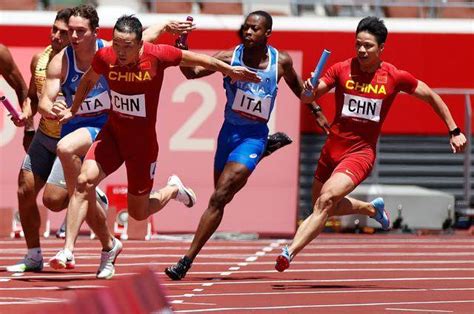 中国男子百米接力晋级决赛 美国队获得小组第六无缘决赛_四海网
