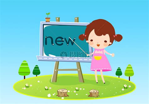 英语学习女孩素材图片免费下载-千库网