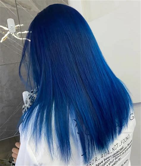 蓝色长发非主流头像