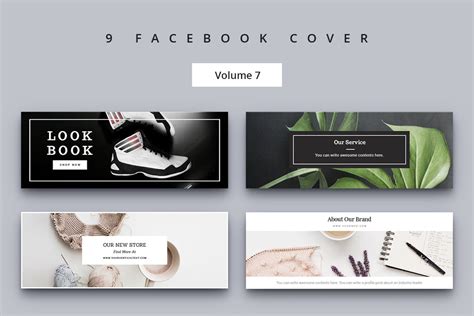 企业推广脸书Facebook封面设计模板 Corporate Facebook Cover – 设计小咖