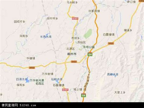 郴州市地图 - 郴州市卫星地图 - 郴州市高清航拍地图
