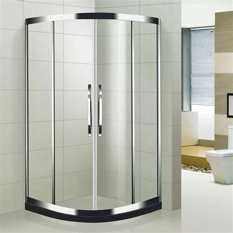 厂价直销不锈钢圆弧型淋浴房简易钢化玻璃门沐浴房卫生间浴室隔断-阿里巴巴