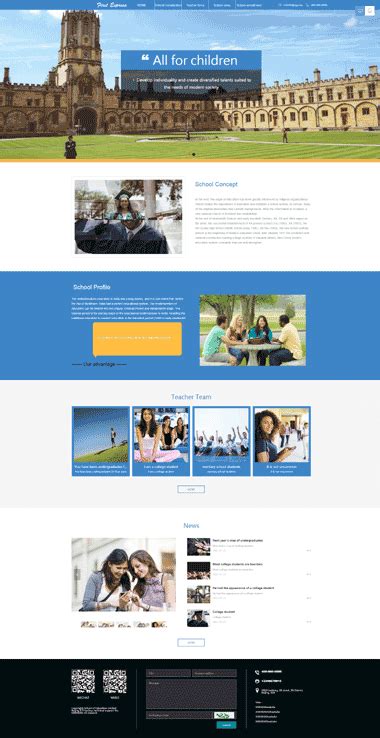 学校网站设计|网页|其他网页|丶阿波 - 原创作品 - 站酷 (ZCOOL)