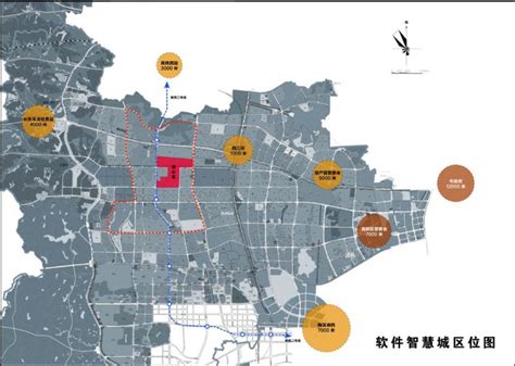 长沙软件城概念性规划图（高清版）- 长沙本地宝