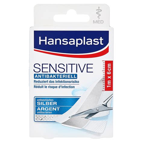 Erfahrungen zu HANSAPLAST med Sensitive Pflaster 6 cmx1 m 1 Stück ...