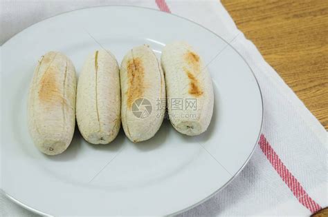 ThaiCuisine美味的香蕉汤阿斯特或GriilledBanana在小菜一碟高清图片下载-正版图片505342944-摄图网