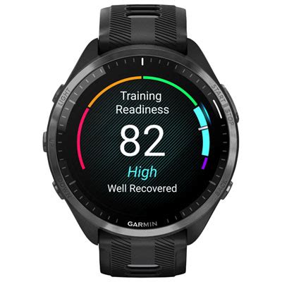 Garmin Forerunner 965 47mm GPS Watch with Heart Rate Monitor - Black ...