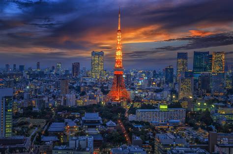 Tokyo city street view with Tokyo Tower 3177893 Stock Photo at Vecteezy
