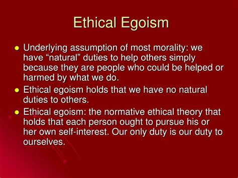 PPT - Egoism PowerPoint Presentation, free download - ID:4549608