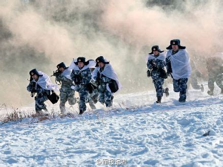 空军某旅飞行学员野外训练 雪地赤膊匍匐前进(图)|学员| 培育_凤凰资讯