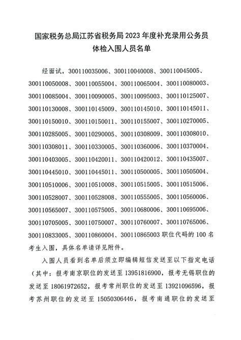2022年国家税务总局浙江省税务局考试录用国家公务员面试补充公告