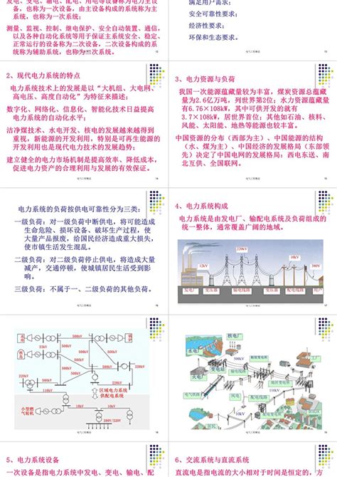 电气工程概论第三章电力系统及其自动化技术ppt模板-PPT牛模板网