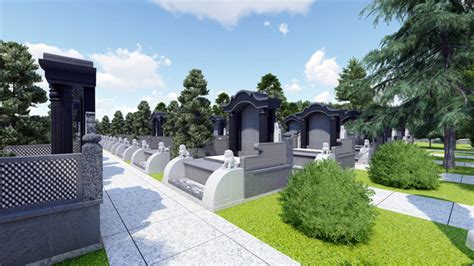 （原创）墓地设计案例效果图-室内设计-筑龙室内设计论坛