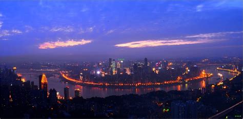 重庆夜景——渝中半岛夜景 - 尼康 D5100(配18-55mm镜头) 样张 - PConline数码相机样张库