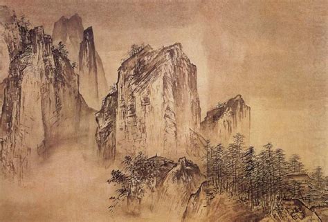 溪山清远图图片