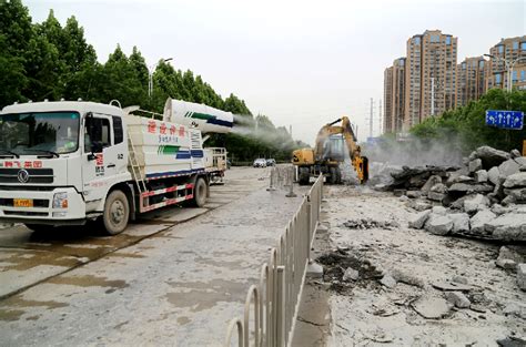 许昌网-文峰北路提升改造工程正式开工