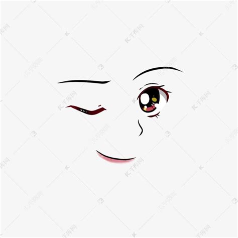 非主流头像眨眼动漫
