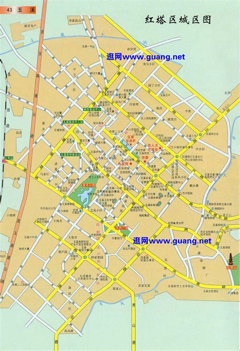 红塔区标准地图 - 玉溪市地图 - 地理教师网