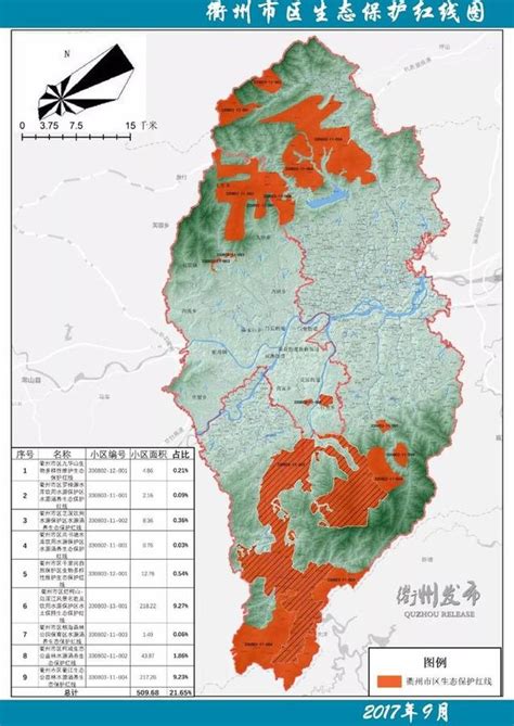 衢州市区划定9个生态保护红线区！哪些地方被划入？