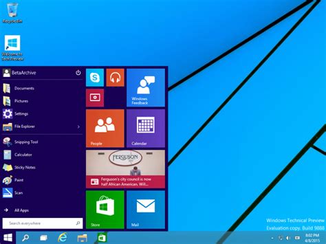 Windows 10 Preview (Build 9888) - WinFuture.de