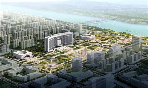 神木行政中心3dmax 模型下载-光辉城市