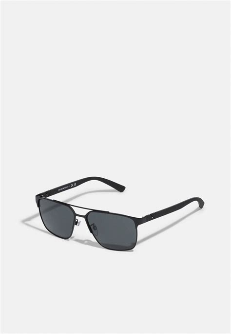 Emporio Armani Sunglasses - matte black/dark grey/black - Zalando.ie