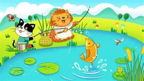 小猫钓鱼-趣味故事-呼噜博士-讲故事