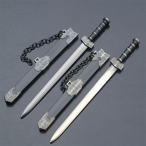 古代秦始皇剑 越王勾践越王剑 汉剑 如意剑饰品模型17cm-阿里巴巴