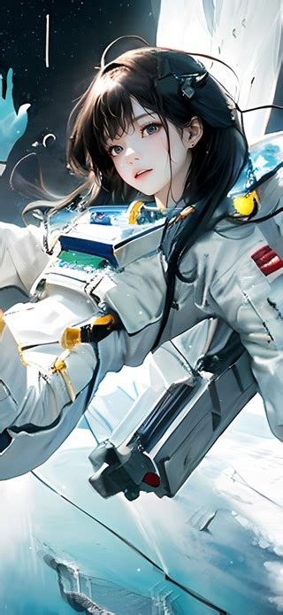 壁纸:太空少女图片