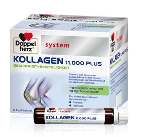 Doppelherz Kollagen 11000 Plus system Ampullen 30X25 ml