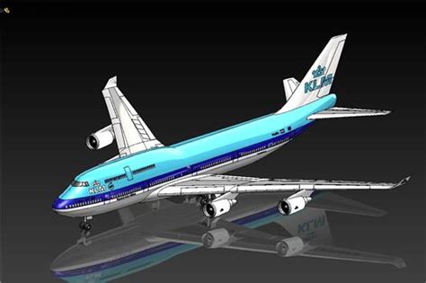 波音747客机_STEP_模型图纸下载 – 懒石网