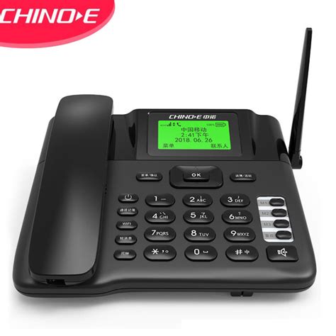 F501无线座机插卡固定电话机家用办公支持移动4G联通2G手机卡-阿里巴巴
