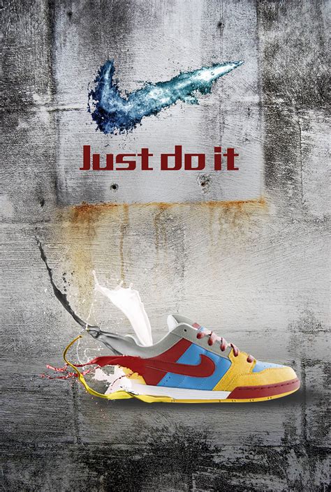 NIKE品牌口号JUST DO IT海报制作|平面|品牌|mokmomoyg - 原创作品 - 站酷 (ZCOOL)