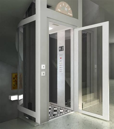 航天不锈钢家用升降平台 二层三层别墅液压电梯升降机 SJD-3