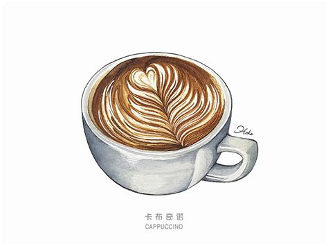 手绘咖啡合集|插画|其他插画|HekoLi - 原创作品 - 站酷 (ZCOOL)