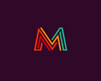 M字母logo字母M设计,其它,LOGO/吉祥物设计,设计模板,汇图网www.huitu.com
